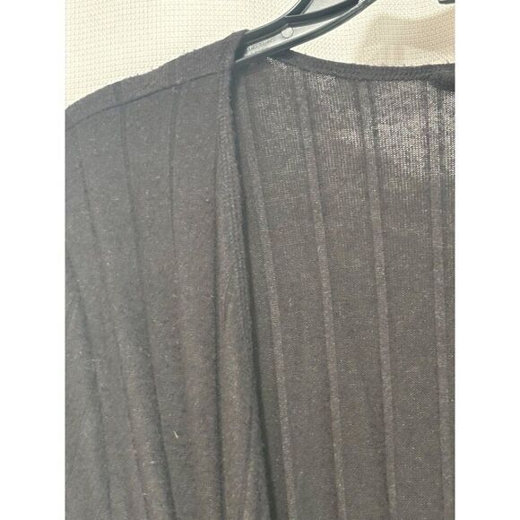 BP Women’s Knit Rib Robe In Black, - Picture 9 of 11